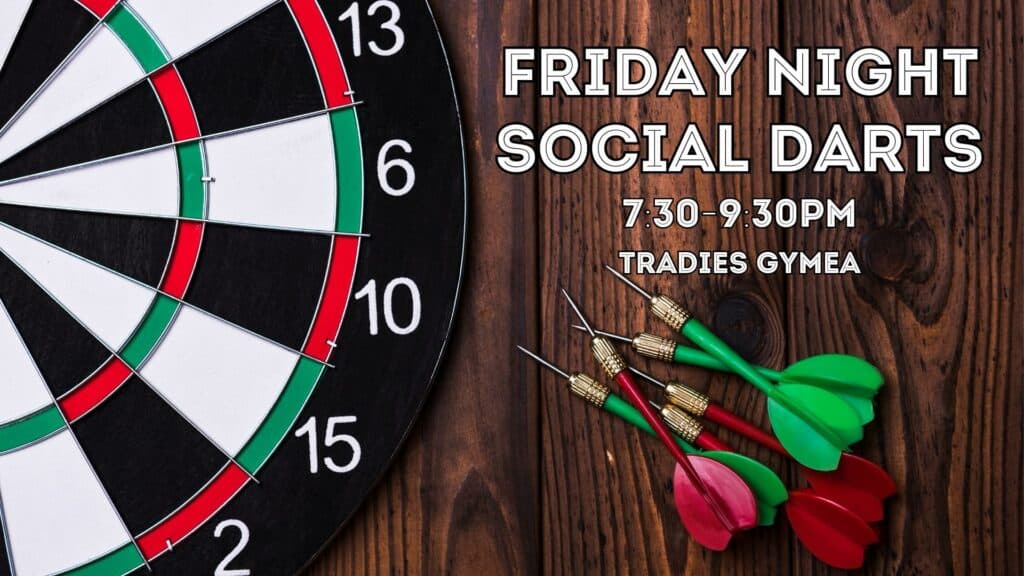 Friday social darts at Tradies Gymea 7:30pm - 9:30pm